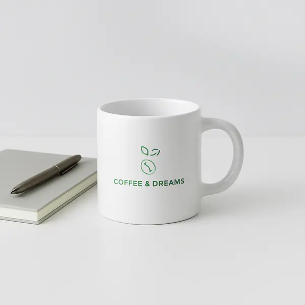 Ceramic Coffee Cup - White